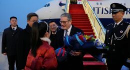 Let the kowtowing begin! Starmer arrives in Beijing on trade mission