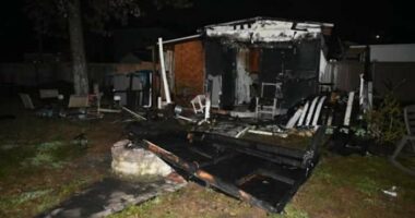 Man arrested in Apopka set shed on fire while still inside, police say