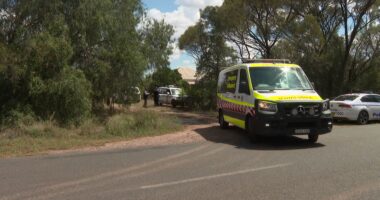 A man has been shot dead by police after he aimed a bow and arrow at officers during a welfare check at a home in north-central NSW.