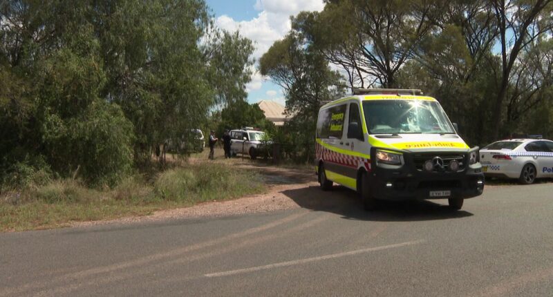 A man has been shot dead by police after he aimed a bow and arrow at officers during a welfare check at a home in north-central NSW.