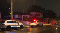 It is not known who fired the shots at the house after a shooting in Lalor Park, Sydney.