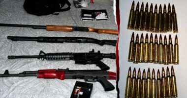 Man who allegedly threatened to shoot ICE agents had rifles, body armor and ammo cache, feds say