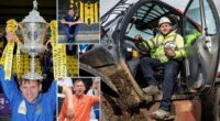 Meet Tommy 'Tucker' Sloan... the forklift driver who is one of Scotland's most successful football managers and the man whose job it is to try to shock Celtic in the cup