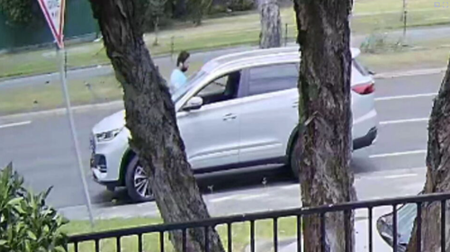 Police are searching for a thug who they say punched ï»¿the 49-year-old victim 10 times while they were both queuing for a car wash on Cheltenham Road in Keysborough around 1pm on January 10.