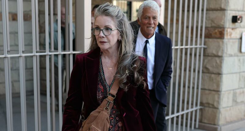 Melissa Gilbert seen in court for her husband's pretrial hearing