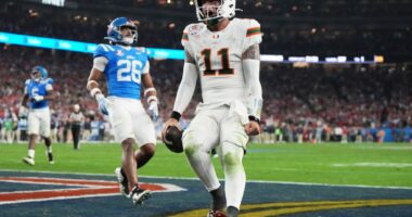 Miami heading home for shot at national title after beating Ole Miss in Fiesta Bowl