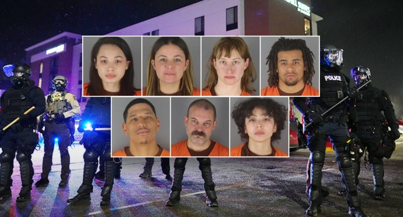 Minn anti-Border Patrol riot backfires as agitators allegedly hurl objects at cops, arrests expose rap sheets