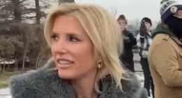 Minneapolis protester clashes with Fox News star Laura Ingraham