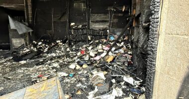 Mississippi synagogue arson suspect's dad turns him in after laughing confession, FBI says