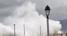 Monster wave kills man in Greece as coffins tumble down Italian cliff