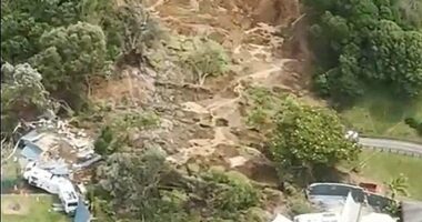 A landslide smashed into a campsite in rain-swept northern New Zealand on January 22, leaving multiple people missing under tonnes of mud