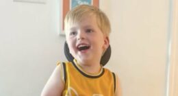 My son nearly died from the flu and had to relearn how to walk... as new 'super' strain causes child hospitalizations to rise