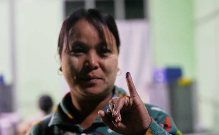 Myanmar holds its last election round with the army already certain to keep control over government