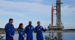 NASA delivers Artemis II rocket to Florida launch pad for moon mission