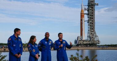 NASA delivers Artemis II rocket to Florida launch pad for moon mission