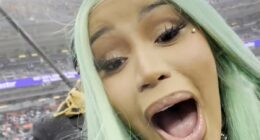 NFL fans slam 'annoying' Cardi B as she celebrates wildly after boyfriend Stefon Diggs' Patriots reach Super Bowl