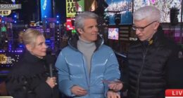 NYE guest shocks Anderson Cooper and Andy Cohen with transgender joke