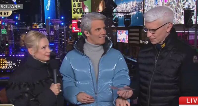 NYE guest shocks Anderson Cooper and Andy Cohen with transgender joke