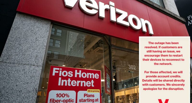 Nationwide Verizon outage resolved after several hours