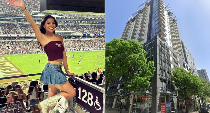 Neighbor heard arguing before Texas A&M student plunged to her death