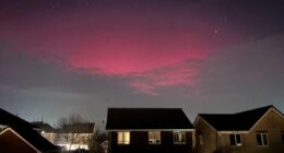 Northern lights dazzle the UK but Met Office warns of chaos