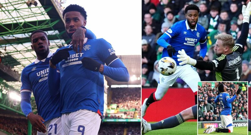 Old Firm hero Youssef Chermiti is now targeting a title charge after his double helps turn the tables on hapless rivals