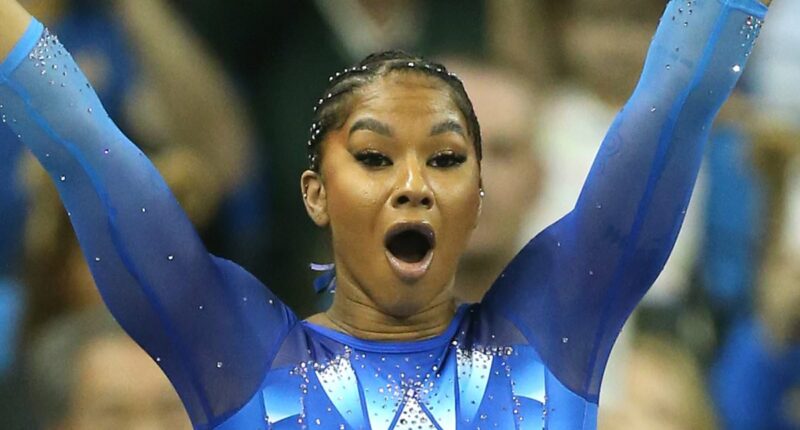 Olympic star Jordan Chiles nails extremely rare gymnastic feat