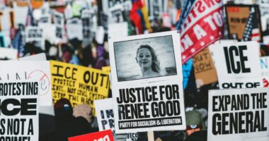 On the ground with thousands of protestors at the Minneapolis general strike