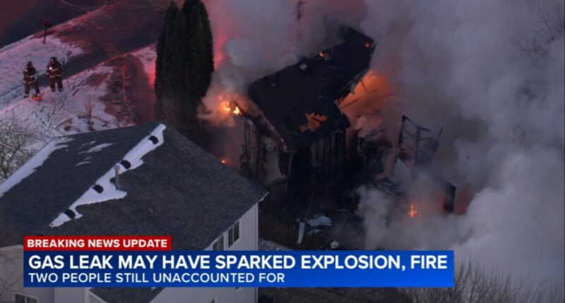 Oswego, Illinois news: 2 found dead after house explosion, large fire on Fox Chase Drive, fire officials say