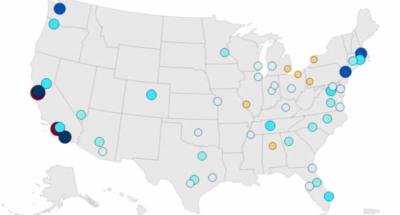Over HALF of US metros are seeing home prices fall