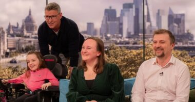 Parents of child with same condition as Jesy Nelson's twins reach out