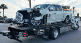 Pickup truck strikes pedestrians, crashes into Brevard County building, police say