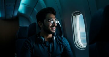 Plane passenger labels seatmate 'diabolical' for keeping window panel open on night flight - but whose side are you on?