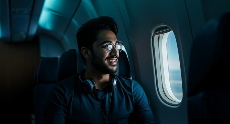 Plane passenger labels seatmate 'diabolical' for keeping window panel open on night flight - but whose side are you on?