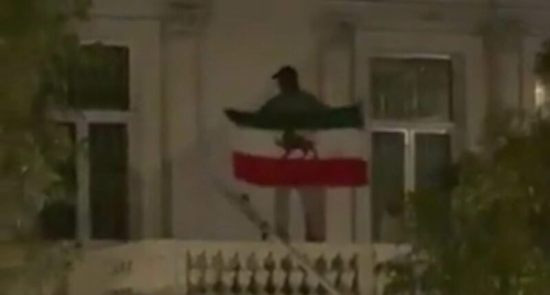 Police injured clashes with protesters outside Iran's London Embassy