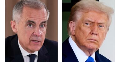 President Donald Trump threatens Canada with 100% tariff over its China trade deal, escalates feud with Prime Minister Mark Carney