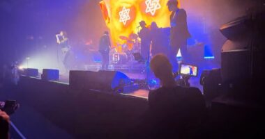 Primal Scream under fire for showing allegedly antisemitic images on stage at a London gig