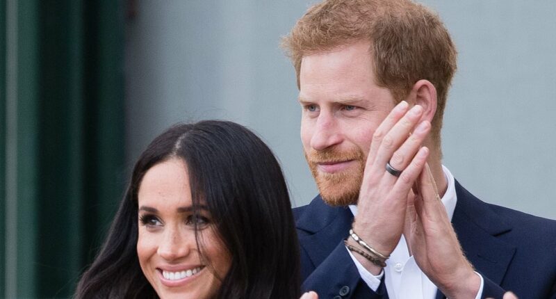 Prince Harry and Meghan Markle appear at Oprah book launch event