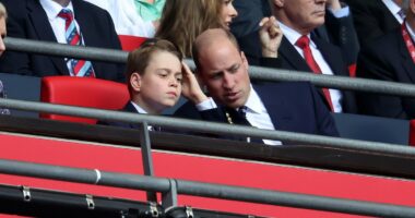 Prince William and George's sporting double act