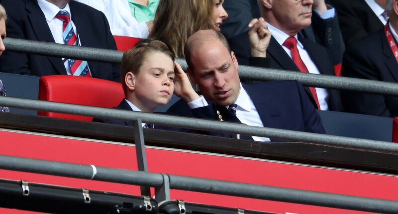 Prince William and George's sporting double act