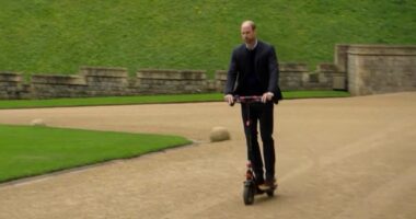 Prince William is 'banned from using e-scooter' at new forever home