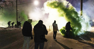 Protesters clash with federal officers after another ICE shooting in Minneapolis