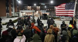 Protestors Arrested Outside Hotel Believed To Be Housing Greg Bovino