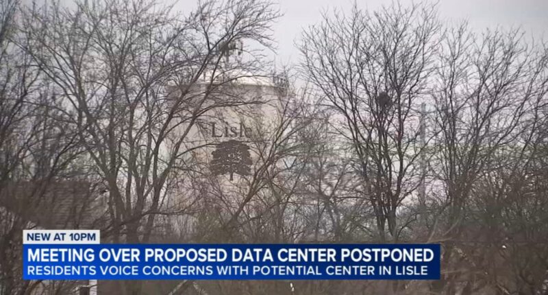 Public hearing on proposed data center at former Lockformer Company site on Ogden Avenue in Lisle postponed due to large crowds