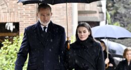 Queen Letizia and King Felipe VI attend prayer service for his aunt