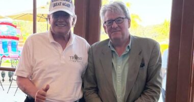 ROBERT HARDMAN: My unforgettable weekend with President Trump