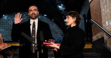 Rama Duwaji wears $600 boots to Zohran Mamdani's swearing in ceremony