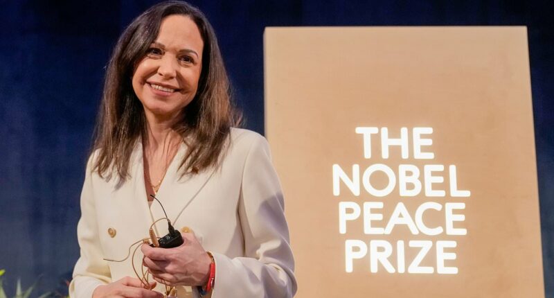 Report: Venezuela opposition leader to offer Trump her peace prize