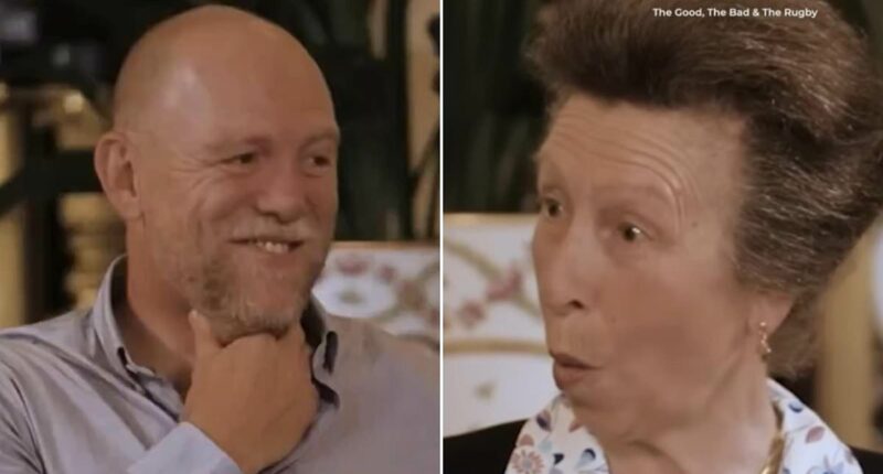 Royal fans delighted by Princess Anne's 'mischievous' response to Mike Tindall complimenting her driving skills - after she was fined for speeding TWICE'