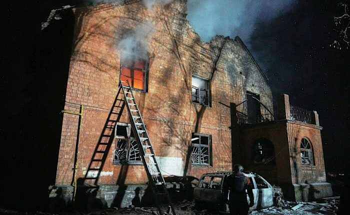 Russia attacks Ukraine with drones and missiles, killing 3 in Kyiv